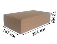 Самосборная коробка 294х187х72 мм Т-23 бурая
