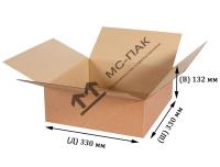 Картонная коробка №3 330х330х132 мм Т-23 бурая
