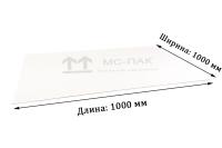 Микрогофрокартон 1000x1000 мм Т-12 белый