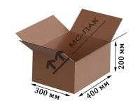 Гофрокороб Т-23 бурый 400х300х200 мм