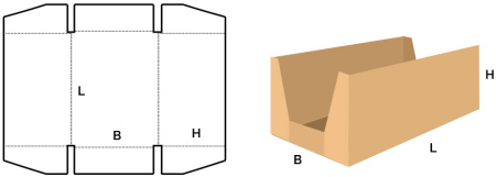 Короб FEFCO 0460 Короб FEFCO 0460