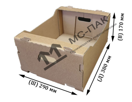 Гофролоток П-32 ВЕ 380х290х170 мм