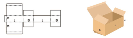 Короб FEFCO 0210 Короб FEFCO 0210