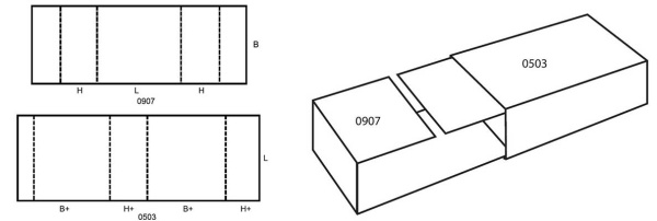 Короб FEFCO 0509 Короб FEFCO 0509