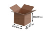 Картонная коробка 200х200х200 мм Т-23 бурая