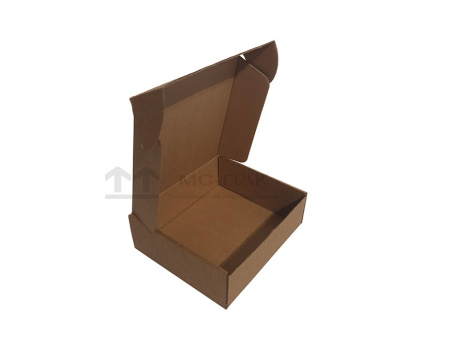 Самосборный короб 155х140х45 мм Т-12 бурый 0427