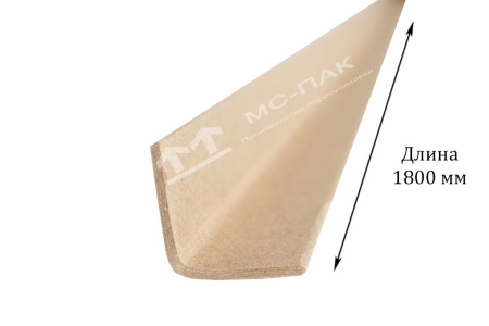 Защитный уголок картонный 35х35х3 мм, длина 1800 мм
