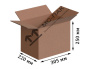 Гофрокороб Т-23 бурый 305х220х250 мм