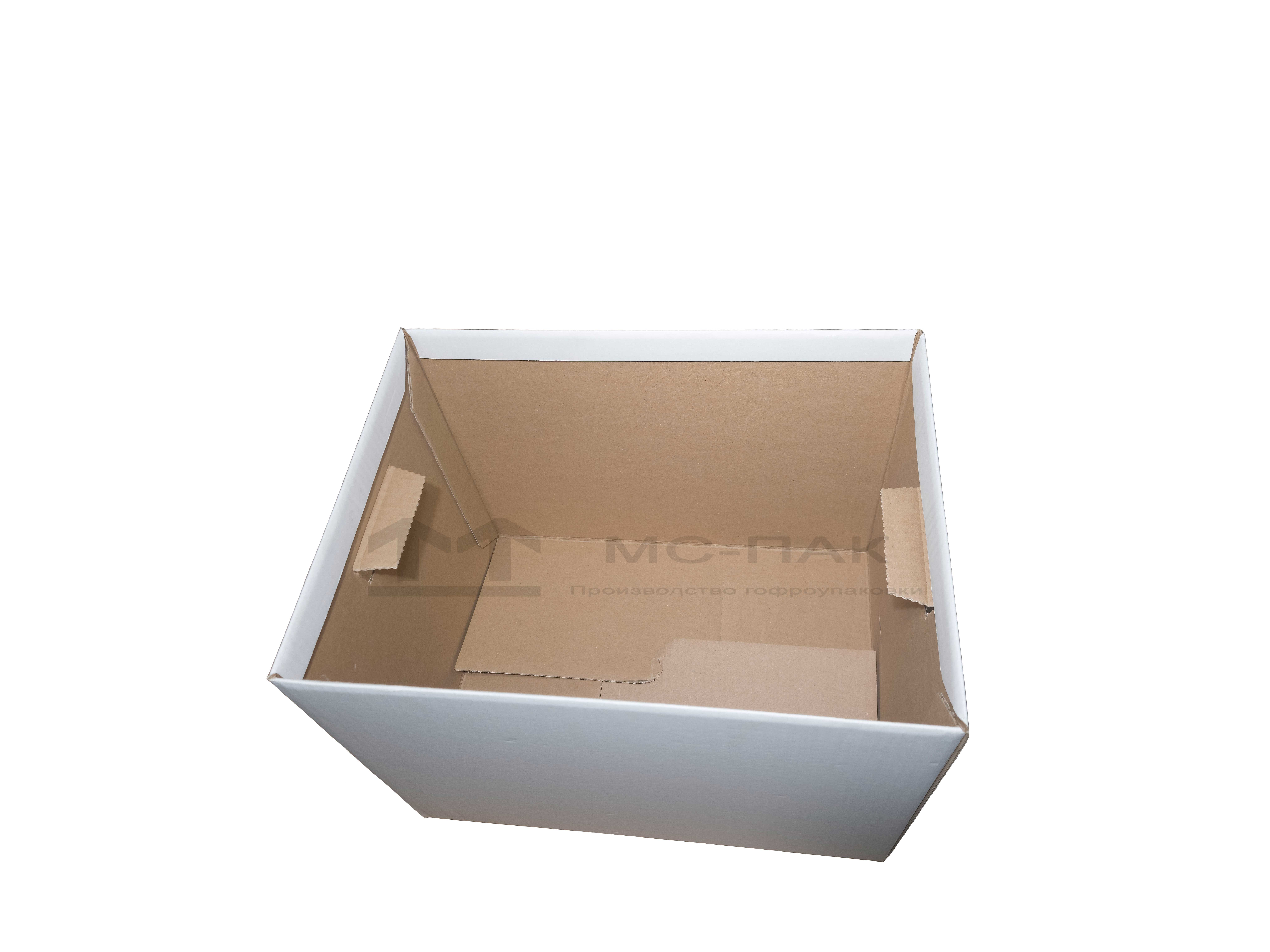 Гофрокороб для дома и офиса 380х280х310 мм белый