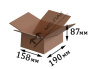 Гофрокороб Т-23 бурый 190х158х87 мм