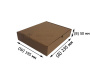 Самосборный короб 235х195х50 мм Т-12 бурый 0427