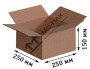 Гофрокороб Т-23 бурый 250х250х150 мм