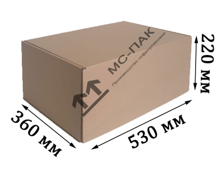 Картонная коробка тип «XL» 530х360х220 мм Т-23 Картонная коробка тип «XL» 530х360х220 мм Т-23