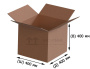 Картонная коробка 400х400х400 мм Т-23 бурая