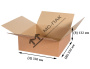 Картонная коробка №3 330х330х132 мм Т-23 бурая